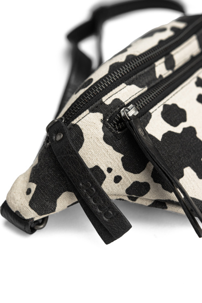 Поясная  сумка "Canvas Vegas" Cow print. Арт QB-4723/Cow print