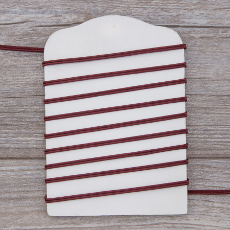 Шнур-сутаж PEGA, бордовый, 3 мм. Арт 841113909A8552