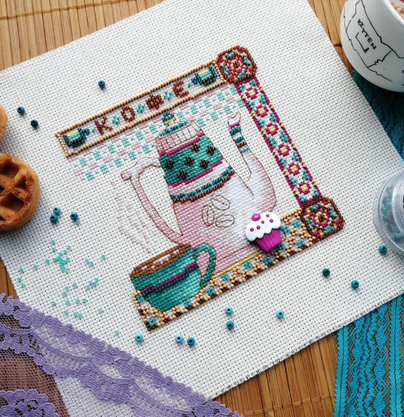 Набор для вышивания "Кофейник". Арт 13.003.25