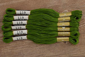 Мулине COSMO однотонный цвет  119       . Арт 25-6/119       