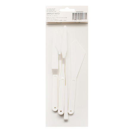 Набор ножей и мастихинов "Plastic Paint Knife" для рисования и творчества. Арт 34006053