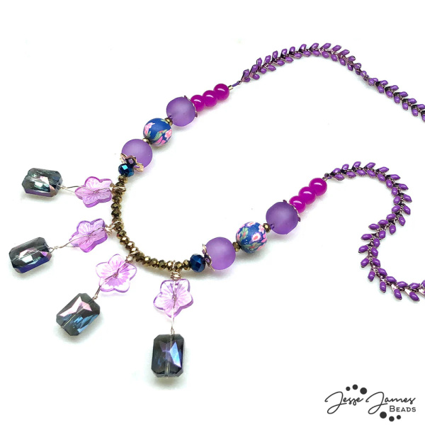 Набор бусин и шармов "Lilli" из стекла и металла разных форм и размеров. Арт CT-07