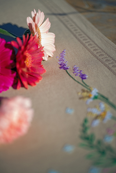 Набор для вышивания дорожки "Весенние цветы" . Арт PN-0190851