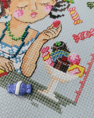 Набор для вышивания  "Сластена". Арт 13.003.49