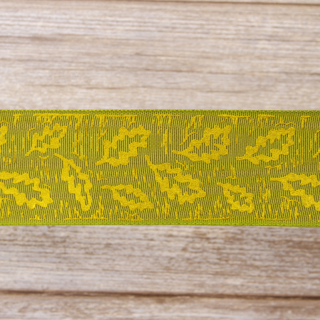 Лента жаккард SAFISA, 50 мм, 15 м, цвет 01. Арт 25282-50мм-01           