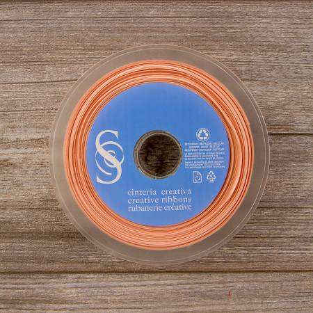 Косая бейка атласная 20 мм, 25 м, цвет 85, бледно-розовый. Арт 6260-20мм-85            