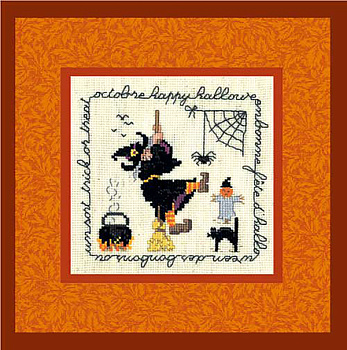 Набор для вышивания: "Happy Halloween. " (Счастливого Хэллоуина). Арт 2234