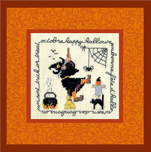Набор для вышивания: "Happy Halloween. " (Счастливого Хэллоуина). Арт 2234
