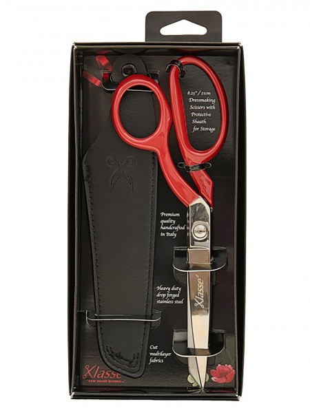 Ножницы для шитья и хобби, с микрозубцами, в чехле и подарочной коробке, 20 см. Арт B4739
