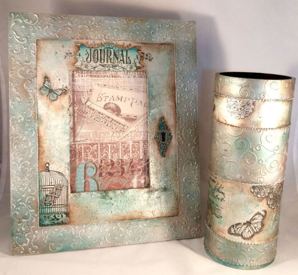 Салфетка рисовая "Леди и скрипки". Арт DFT193                  