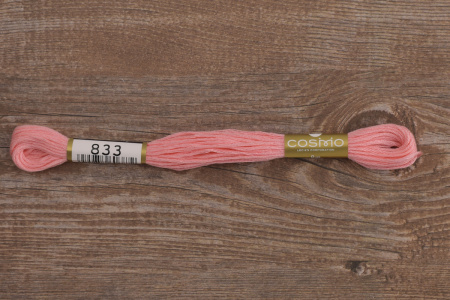 Мулине COSMO однотонный цвет  833       . Арт 25-6/833       