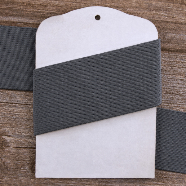 Резинка, цвет темно-серый, 50 мм. Арт 822783850L4006