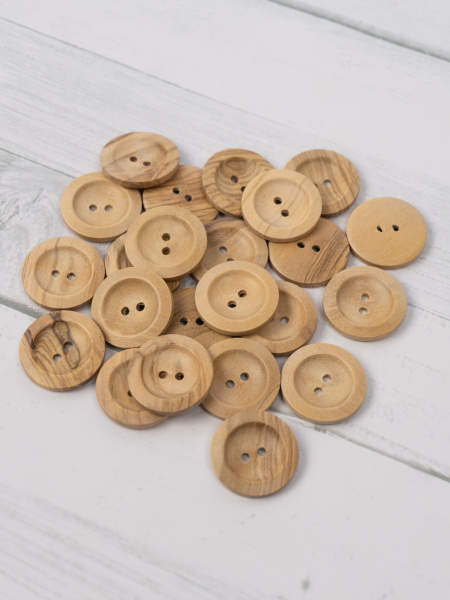 Пуговицы CONCEPT Button of Olive Wood, размер 44, дерево, цвет NAT. Арт 6412H-044-COL.NAT