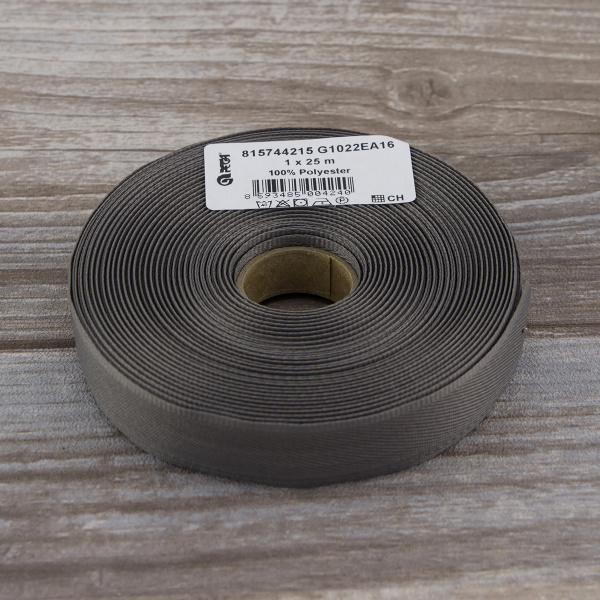 Тесьма брючная PEGA, серый средний, 15 мм. Арт 815744215G1022          