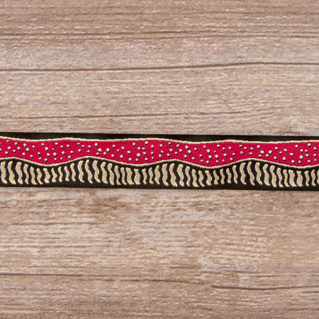 Лента жаккардовая SAFISA, 20 мм, 15 м, цвет 01. Арт 9272-20мм-01