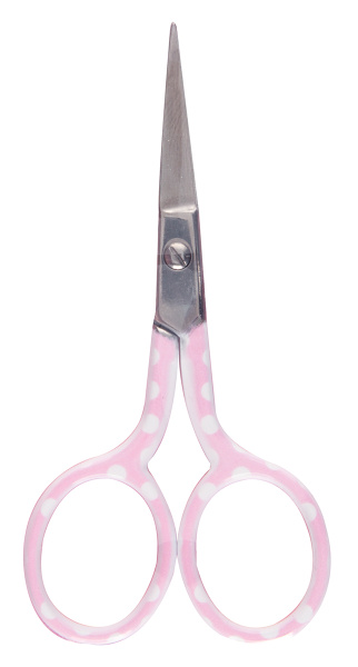 Ножницы  для вышивания "Горошки", 9 см. Арт B5429.PINK    