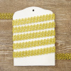 Тесьма PEGA декоративная с люрексом, цвет золотой, 15 мм. Арт 881431414W7009          