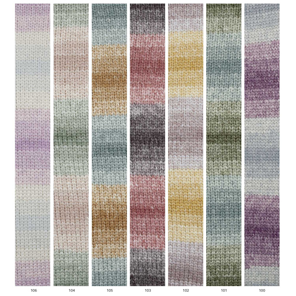 Пряжа Cashmina Cotton, 47% хлопок, 37% шерсть, 10% кашемир, 6% полиамид, 50 г, 110 м. Арт 1341.103