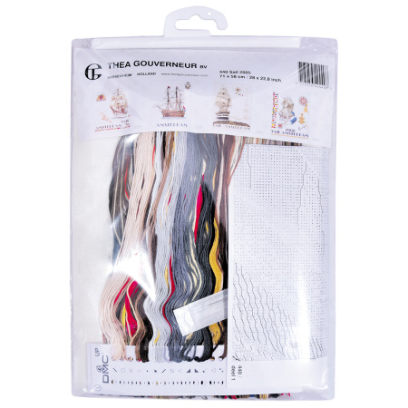 Набор для вышивания "Парус 2005", канва Jobelan 27 ct. Арт 440                     