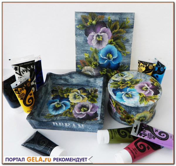 Краска акриловая "Vivace". Арт KAB68