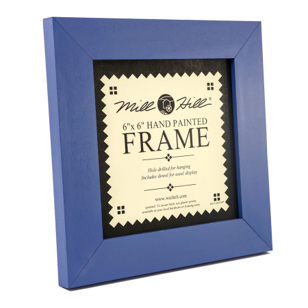Рамка деревянная цвет синий. Арт GBFRM8                  