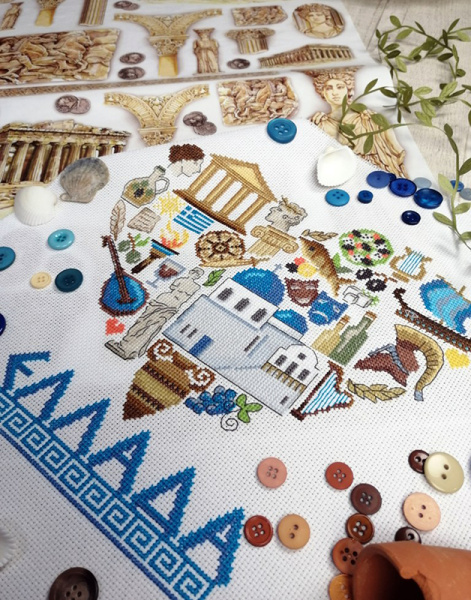 Набор для вышивания "Греция". Арт 11.001.26