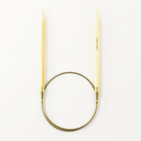 Спицы, круговые, бамбук addiNature BAMBOO №6, 60 см. Арт 555-7/6-60
