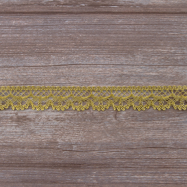 Кружево, 24 мм, золотой. Арт 1137/28
