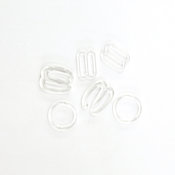 Крючки и застежки для бретелек бюстгальтера 12 мм. Арт 470.12.C/G002