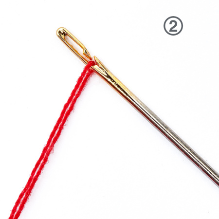 Иглы ручные для лёгкого вдевания в пластиковом контейнере № 4-8, 9 шт. Арт 216G.OS.48