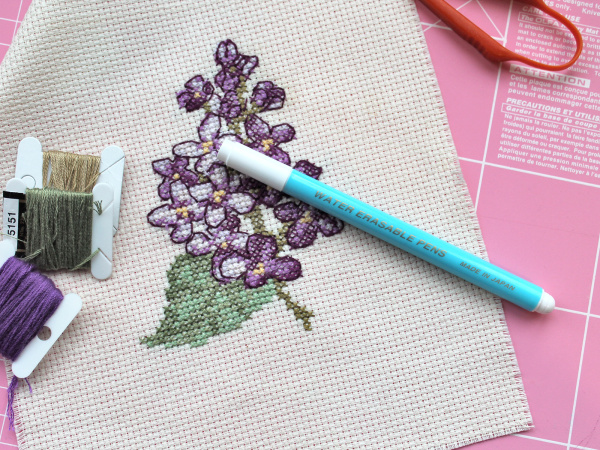 Маркер для разметки на ткани, линия 1 мм, цвет голубой, смываемый водой, премиум. Арт 295.JP                  