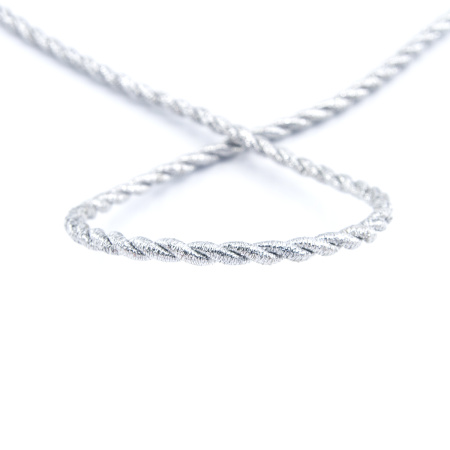 Шнур металлизированный SPIRAL ( SAFISA), арт.25277-1 мм, 15 м, цвет 102, серебряный. Арт 25277-1мм-102