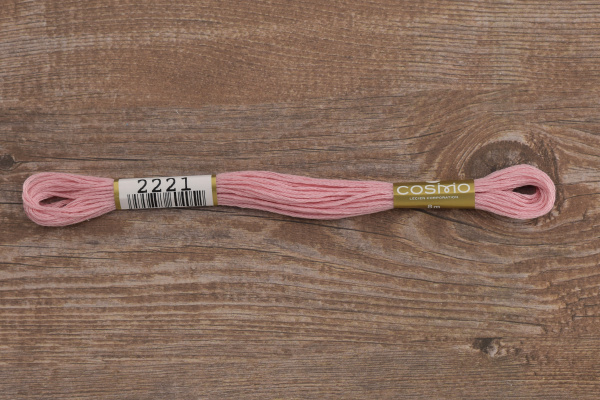 Мулине COSMO однотонный цвет  2221      . Арт 25-6/2221      