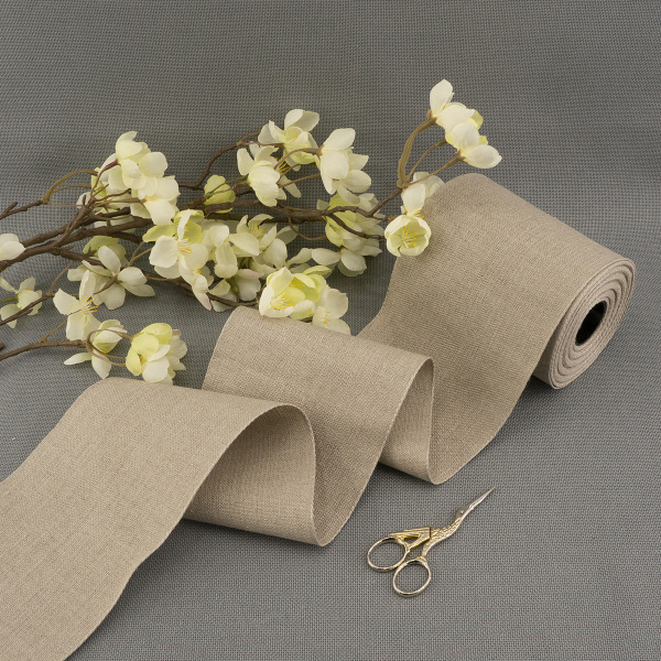 Лента канвовая Leinen для вышивания 30 ct ширина 12 см. Арт 72022/12cm/53