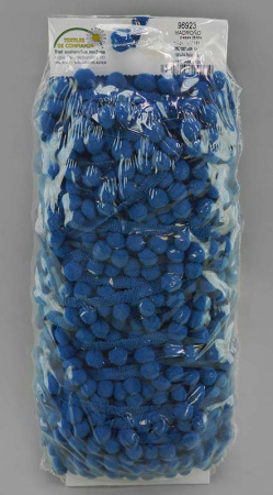 Тесьма с помпонами MATSA цвет сине-зеленый. Арт 96923/7121