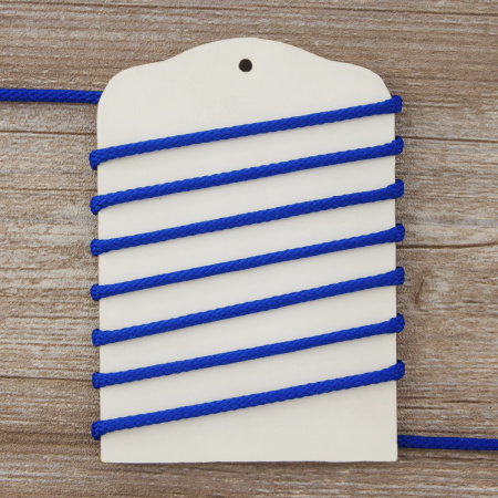 Шнур плетеный SPIRAL ( SAFISA), 4 мм, 25 м, цвет синий. Арт 25281-4-13