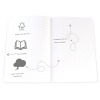 Скетчбук "Bullet Journal" с разметкой, размер А5, 72 листа, 120г/м2, дизайн обложки "Flowers". Арт 18022