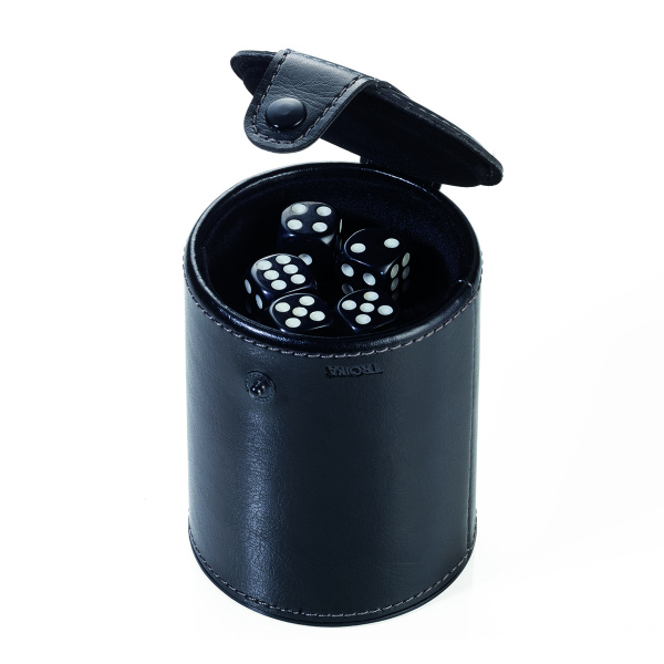 Чашка для кубиков и подставка для ручки TROIKA . Арт GAM60/BK