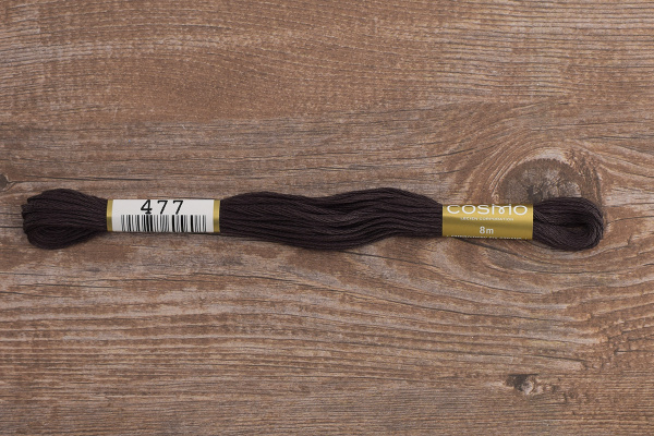 Мулине COSMO однотонный цвет  477       . Арт 25-6/477       