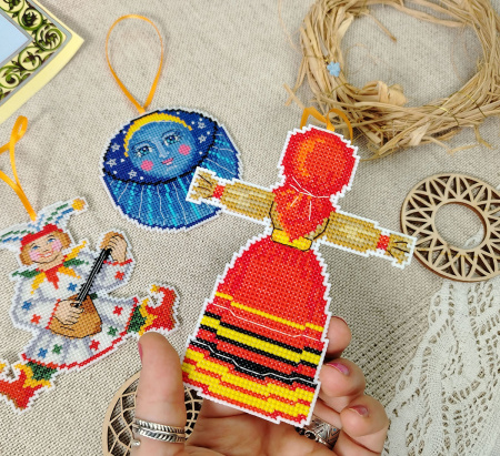 Набор для вышивания на пластиковой канве "Встреча весны". Арт 23.001.05