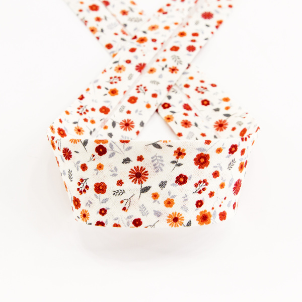 Косая бейка с рисунком SAFISA, арт.6626, 30 мм, 20 м, цвет 03. Арт 6626-30мм-03