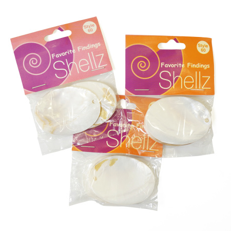 Подвеска "Shellz" Natural Oval River Shell Dangles. Арт 1850 00060              