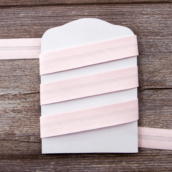 Косая бейка хлопок, 20 мм, 20 м, цвет 05, цвет розовый. Арт 6570-20мм-05