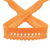 Резинка отделочная ажурная, цвет оранжевый. Арт 12404/2220