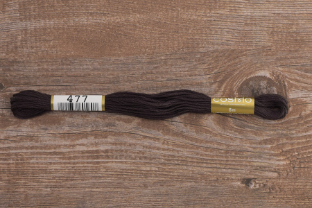 Мулине COSMO однотонный цвет  477       . Арт 25-6/477       