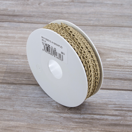 Тесьма PEGA тип отделочная, цвет бежевый, 10 мм. Арт 844150010A1903          