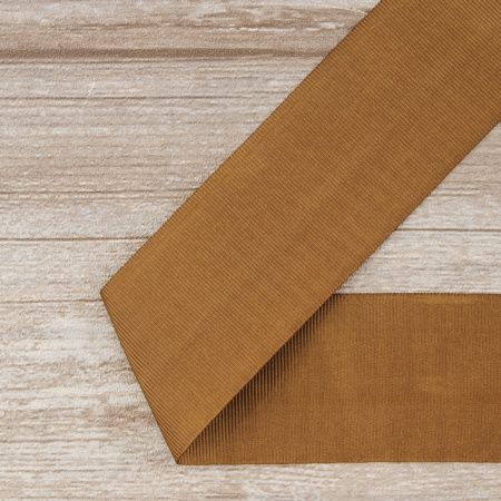 Лента репсовая SAFISA, 50 мм, 25 м, цвет 88 коричневый светлый. Арт 350-50мм-88