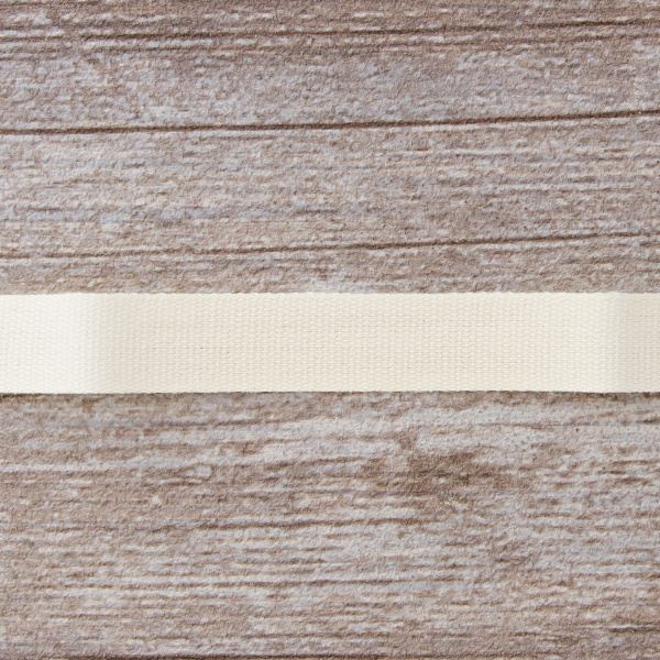 Тесьма киперная хлопковая на блистере SAFISA, 14 мм, 2,5 м , цвет 56, кремовый. Арт P00260C-14мм-56         