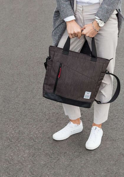 Деловая сумка через плечо TROIKA. Арт BBG52/GY