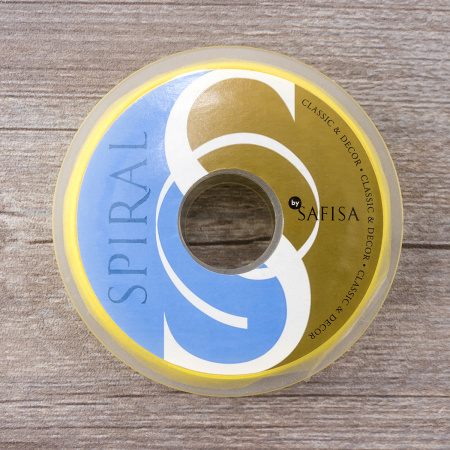 Шнур атласный SAFISA 2 мм, 25 м, цвет 32, желтый. Арт 462-32                  